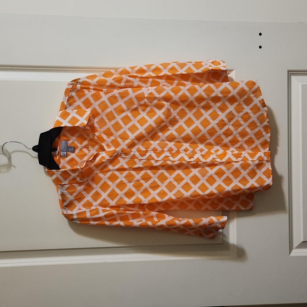 3/4 sleeve collared top